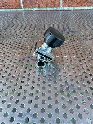 USED ACQUA SEAL 6155535 DIAPHRAGM VALVE W/ 3/4" SANITARY FITTING