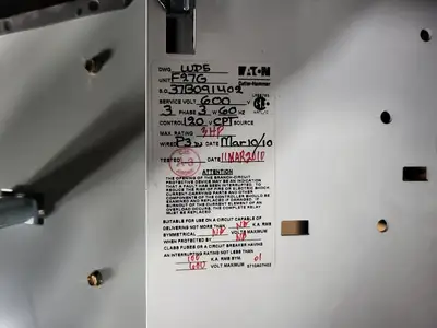 Used EATON SVX002A1-5A4N1 Switchgears British Columbia CA | Lenmark #240402