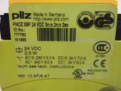 USED PILZ PNOZX8P24VDC3N/O2N/C2SO
