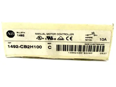 NEW ALLEN BRADLEY 1492-CB2H100 CIRCUIT BREAKER SERIES C 1492CB2H100
