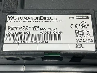 USED AUTOMATIONDIRECT EA9-T6CL-R+22729B131