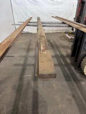 144" V-DIE ACUTE 45 FEMALE PRESS BRAKE DIE. STOCK #1223124