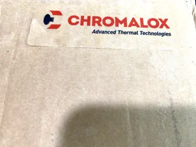 USED CHROMALOX SCREW PLUG IMMERSION HEATER 3-PHASE 2-1/2" NPT 550V 18KW