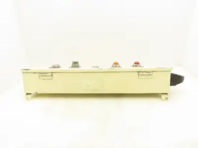 Hoffman F-44T24HC Hinged Cover Wiring Trough Electrical Box Gutter 24x4x4"