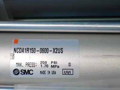 Smc  250psi Pneumatic Cylinders.