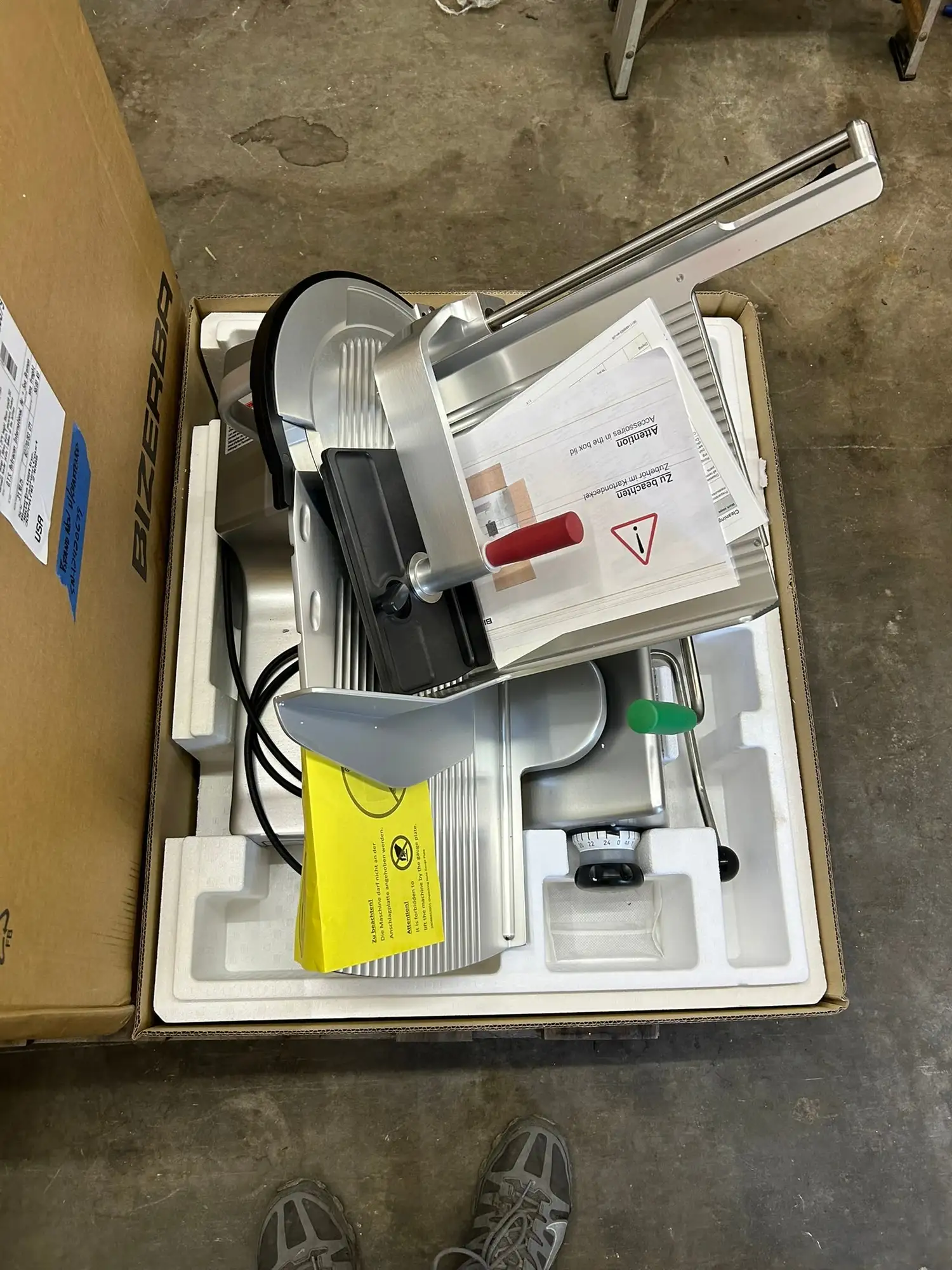 Bizerba GSPH 2025 Manual Gravity Slicer **NEW** in box $1000 OFF retail price.