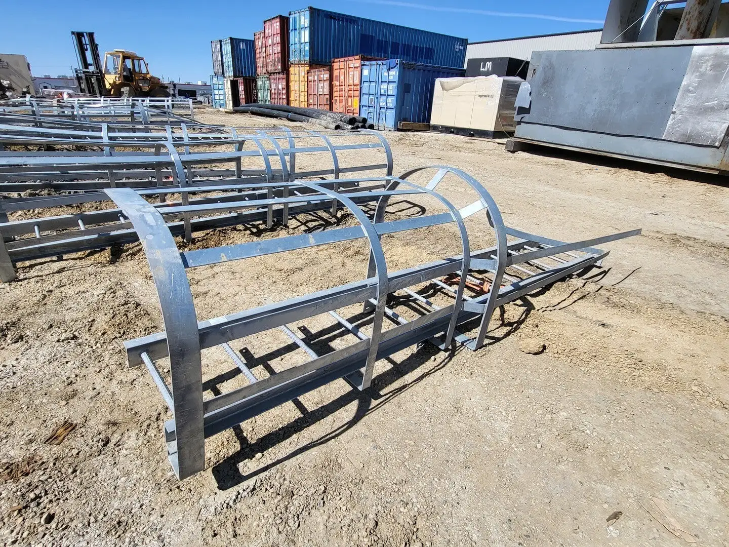 12ft. Steel Caged Ladder