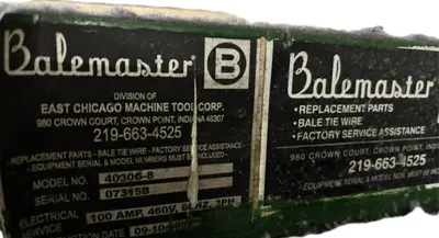 USED BALEMASTER 4030G-8