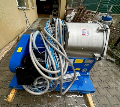 Krettek ProCent P 63 B Pilot horizontal peeler centrifuge, 316L SS.