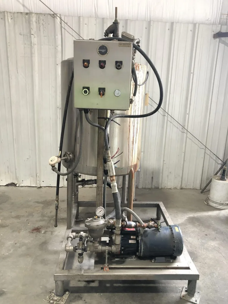 Sani-Matic Stainless Clean-In-Place CIP System / Process Tank 5HP -Parts/Repair