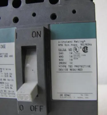 Used GE TED136YT100 Circuit Breakers California US | Bay Line Tool #1321452
