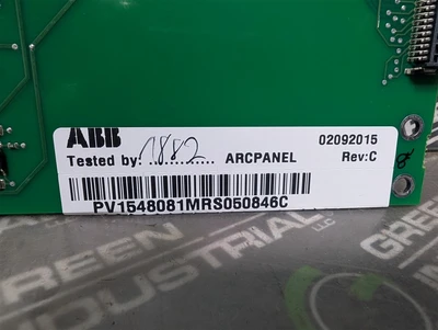 ABB PV1548081MRS050846C Motor Protection Relay ARCPANEL Board Rev. C Used