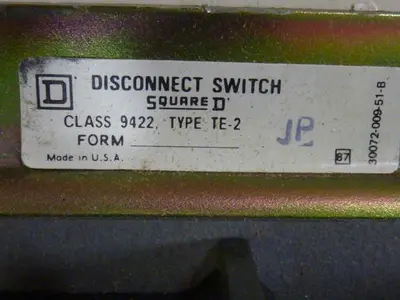 NEW SQUARE D 9422ATE-12