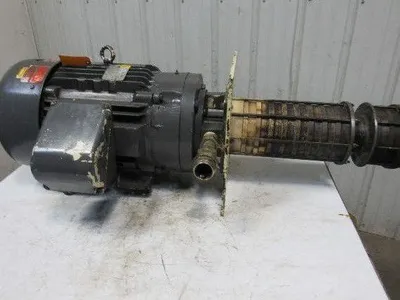 Gusher MSC5-10-2500F 25Hp 5525RPM Vertical Coolant Pump 53GPM 230/460V 3Hp