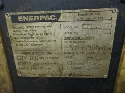 USED ENERPAC PER2037