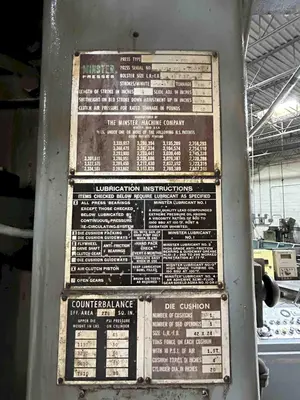 USED MINSTER E2-200-48-36