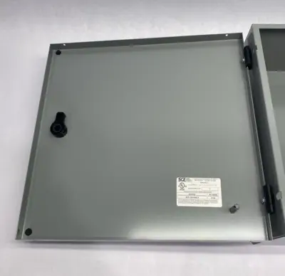 New | in-Stock Saginaw Control & Engineering Wall Mount Enclosure Gray Steel Electrical Boxes Michigan US | Maverick Industrial Sales #1391843