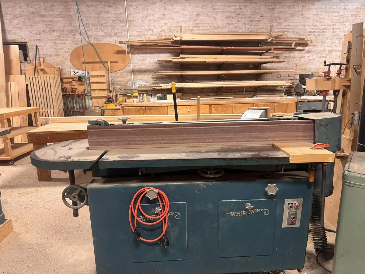 Used WHIRLWIND 855 DOUBLE TABLE OSCILLATING EDGE SANDER Edge Sanders Texas US | South Texas Machinery #1339108