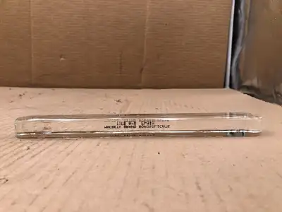 Macbeth 039276 A6 Plain Clear Borosilicate Gage Glass 10″ X 2″ X 3/4″ -NIB