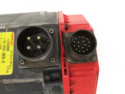 Fanuc A06B0142B076R AC Servo Motor 2.1kW 186V 3Ph 2000RPM Encoder A8600360V511