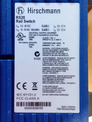 Used HIRSCHMANN RS20-0800S2S2SDAEHH01.0.08 Switchgears British Columbia CA | Lenmark #1432397