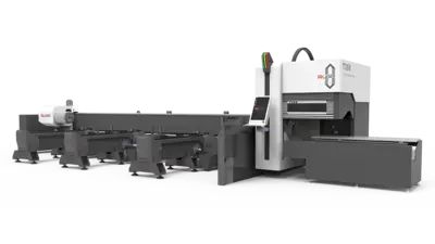 JQ LASER 2-CHUCK Tube Profile Laser | FERRIC Machinery, Inc. (2)