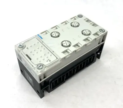 USED FESTO MANIFOLD BLOCK 195704 W/ CPX-GE-EV INTERLINK BLOCK