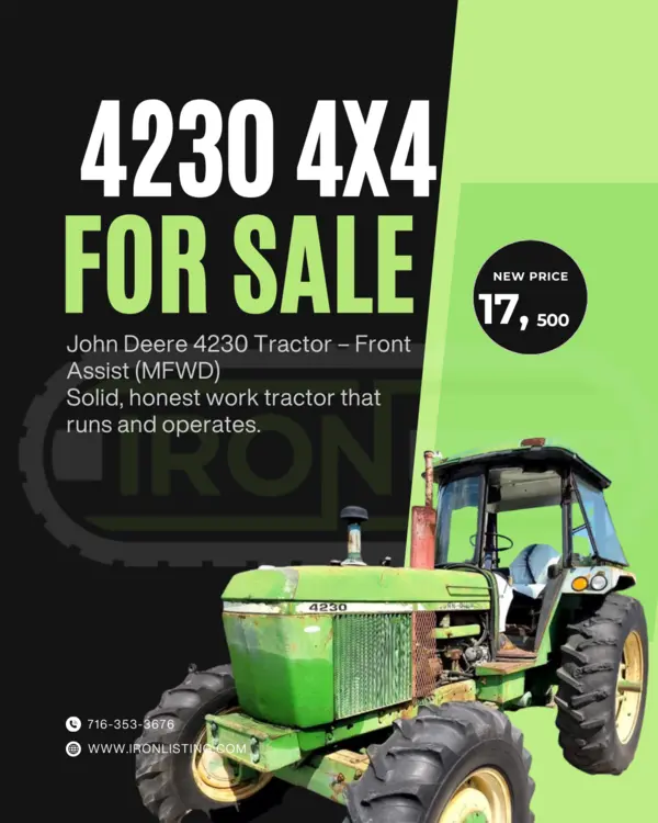 Used JOHN DEERE 4230 Utility Tractors Pennsylvania US | Iron Listing #199046
