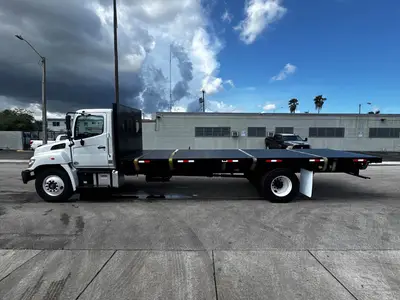 Used 2020 HINO 268 Flatbed Trucks Florida US | Truck and Van Outlet #1509160