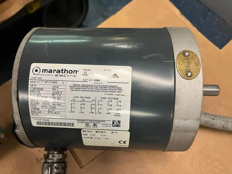 Used MARATHON G580 Motors (misc) Ohio US | Surplus Asset Holdings #1237646