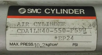 SMC CDA1LN40-550-F59W Double Acting Pneumatic Cylinder