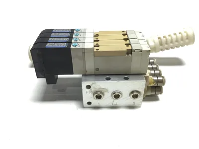 Koganei F10M4AJ – F10T1-CPL3 Solenoid Valve Bank 0.2-0.7MPa (Set of 2)