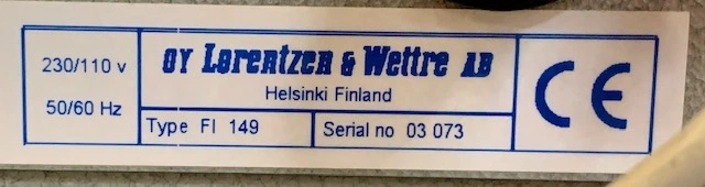 Used Lorentzen & Wettre _UNKNOWN_ Miscellaneous Laboratory Equipment Minnesota US | Peak Machinery, Inc. #285889