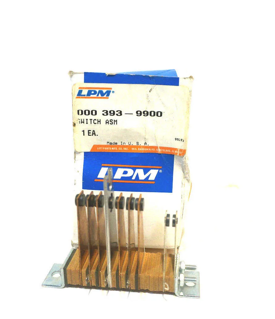 NEW LIFT PARTS MFG. 000 393-9900 SWITCH ASSEMBLY 3939900