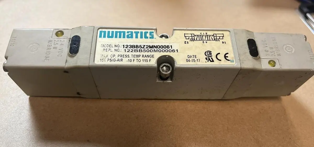 Used NUMATICS 123BB5Z2MN00061 Solenoid Valves | Surplus Asset Holdings #1204187