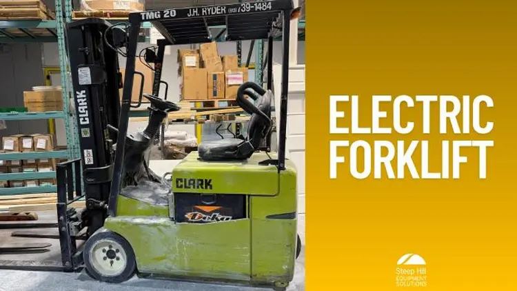 Used CLARK TMG20 3-Wheel Sit down Electric Counterbalance Forklifts British Columbia CA | Steep Hill Equipment Solutions #1266480