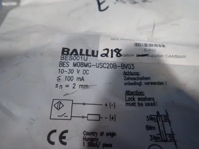 NEW BALLUFF BESM08MGUSC20BBV03