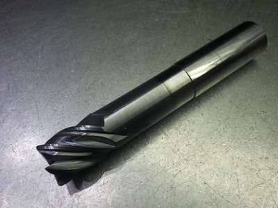 Monster 1" 5 Flute Carbide CR XL Endmill 1" Shank .06" R 295-054112 (LOC1927A)