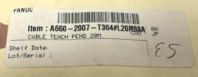 NEW FANUC A660-2007-T364#L20R53A TEACH PENDANT CABLE 20M A660-2007-T364