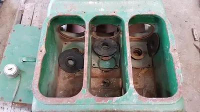 USED GARDNER DENVER TEE 4 X 5 TRIPLEX MUD PUMP