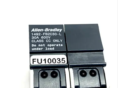 1492-FB2C30-L | Allen Bradley  Ser. B 2-Pole Class C Fuse Holder 30A 600V - Used