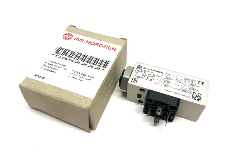 Used IMI NORGREN PRESSURE SWITCH 10-160BAR 250V Pressure Switches | Maverick Industrial Sales #1113135