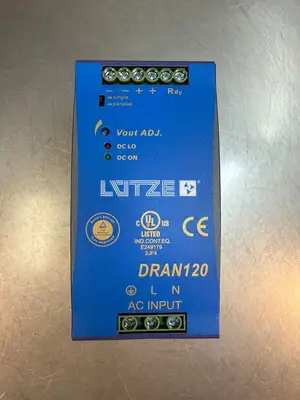 Lutze DRAN120-24A Power Supply 24VDC (7.2.1)