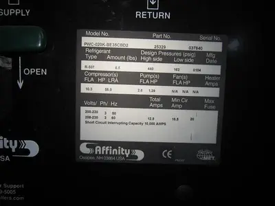 USED AFFINTY PWC-020-BE35-CB02