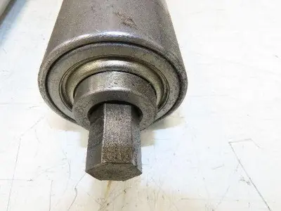Hytrol 2.5" Snub Idler Roller 18" Hytrol Conveyor 15"BF 11/16" Hex Lot of 2