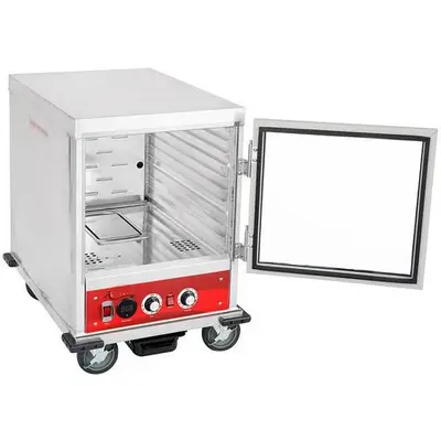 Half Size Insulated Heated Holding / Proofing Cabinet with Clear Door - 120V