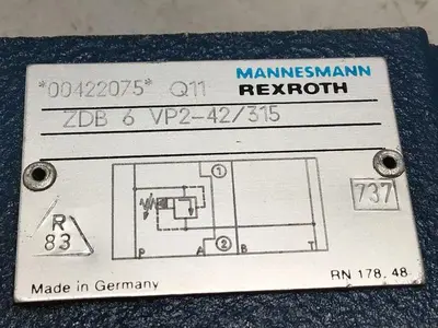 USED REXROTH ZDB 6 VP2-42/315
