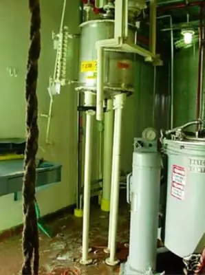 Tolhurst 40 x 24 Batch-Master perforate basket centrifuge, 316SS.