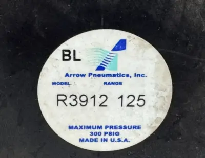 NEW ARROW PNEUMATICS R3912-125 REGULATOR 1-1/2" R3912