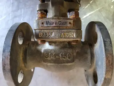 2018 3/4" Class 150 Gate Valve API 602